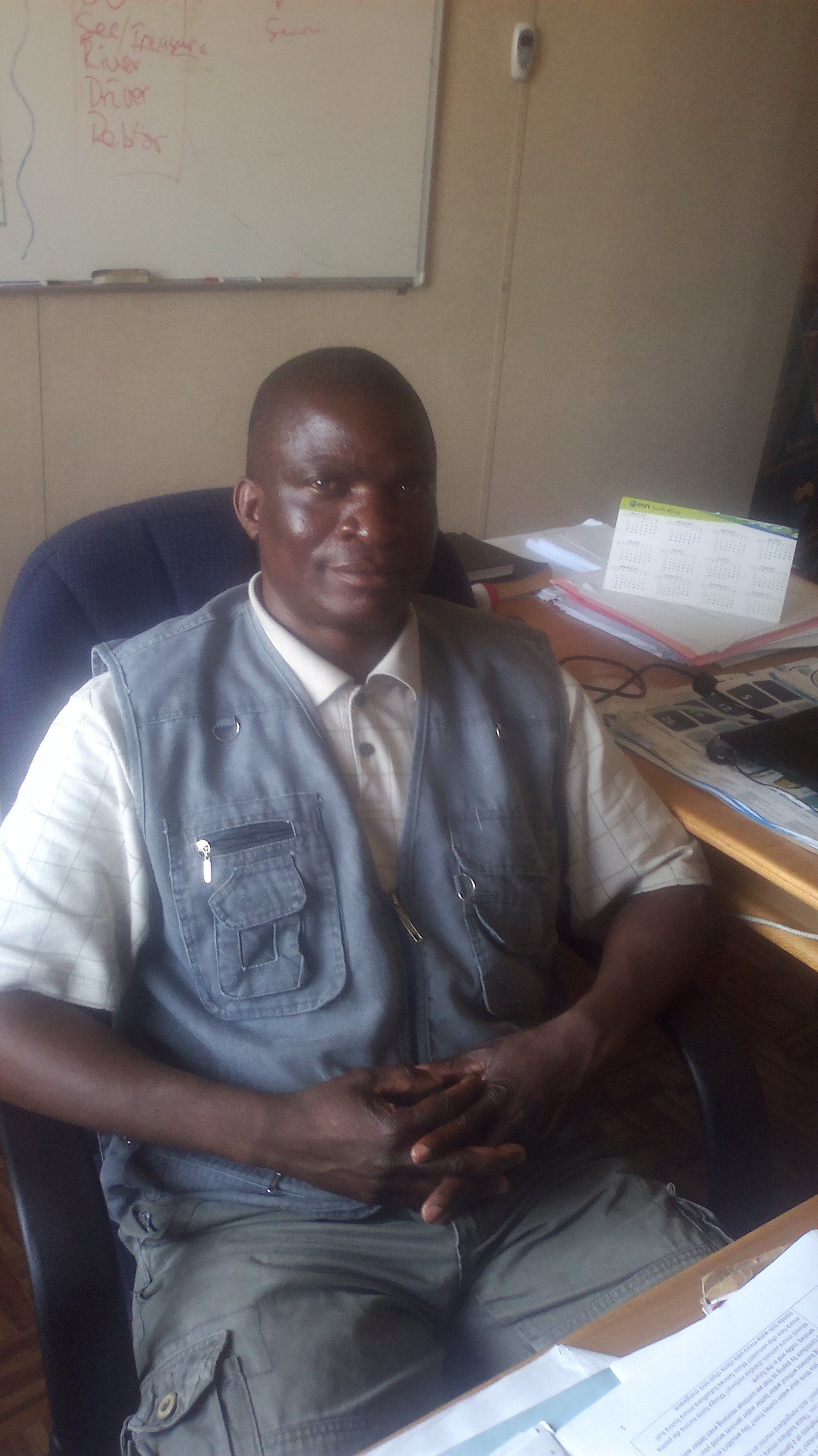 Luke Nyamangodo, Zimbabwe National Water Authority - River Inspector