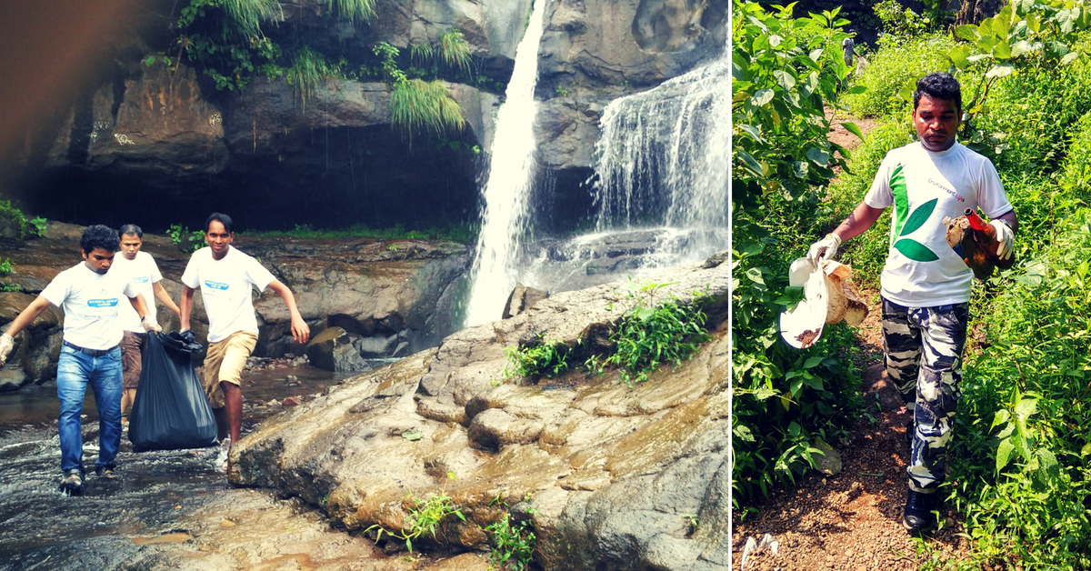 This Waste Warrior From Mumbai has Cleaned 6.7 Tonnes of Trash From 11 Waterfalls!