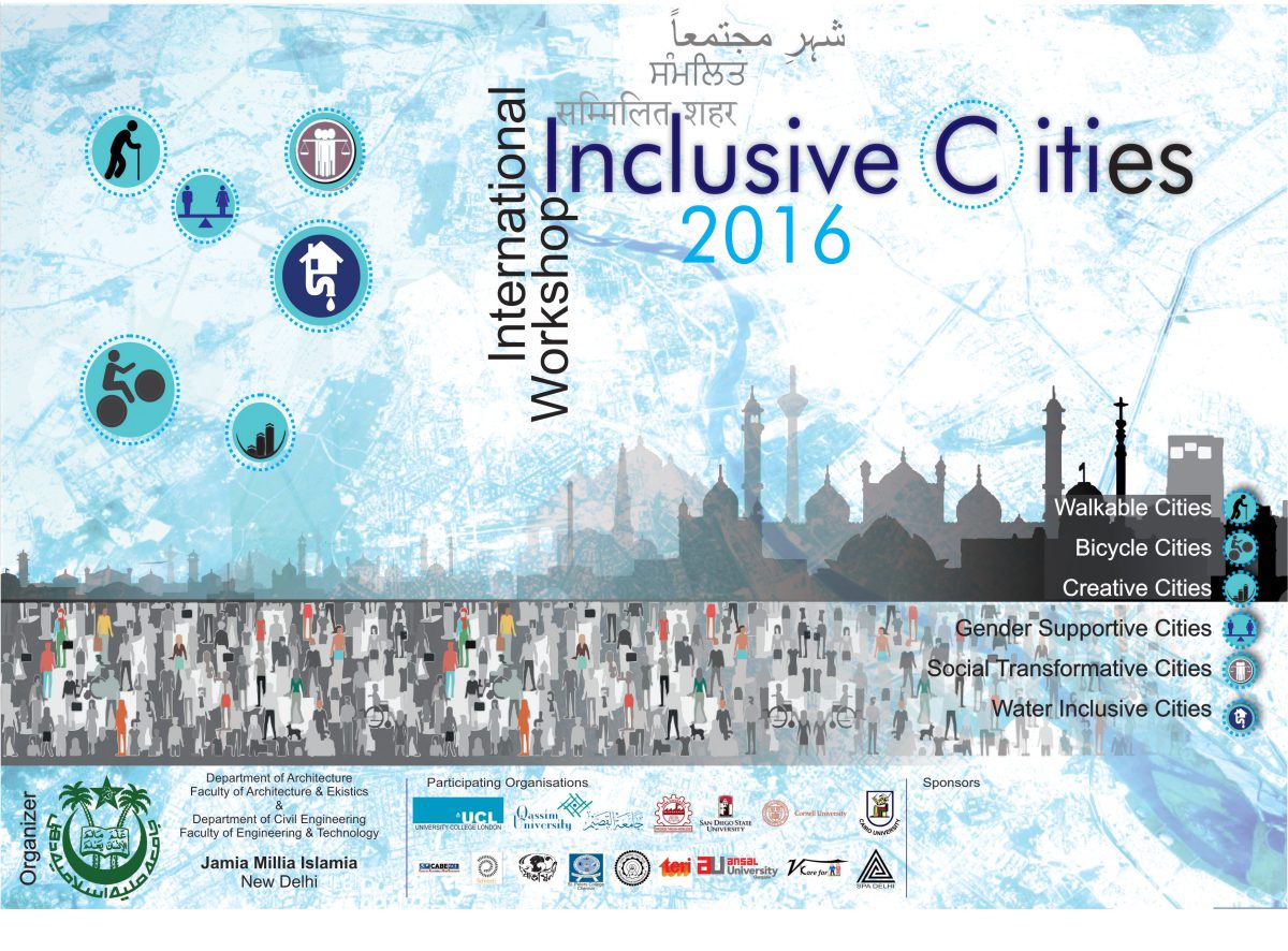 International Workshop on Inclusive Cities 19th & 20th December 2016 JMI