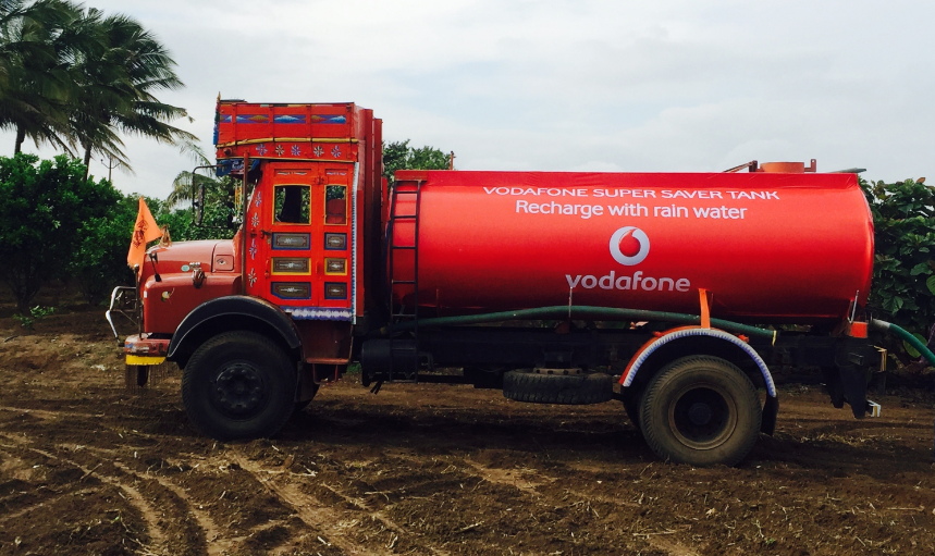 Vodafone's Rainwater-harvesting Billboards